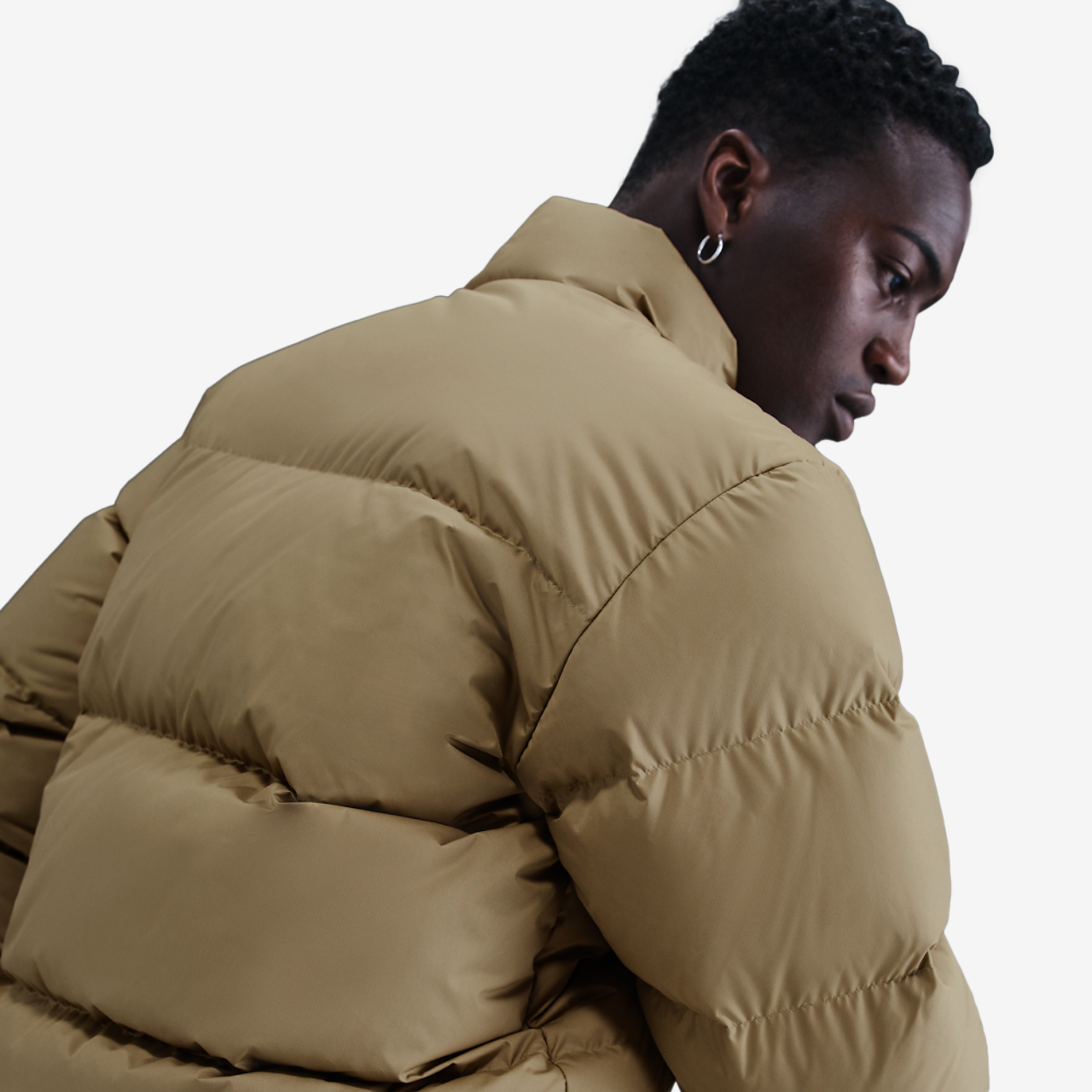 Nike SF Club 550 Puffer Jacket Image 2 of 4. Tap to open photo gallery.