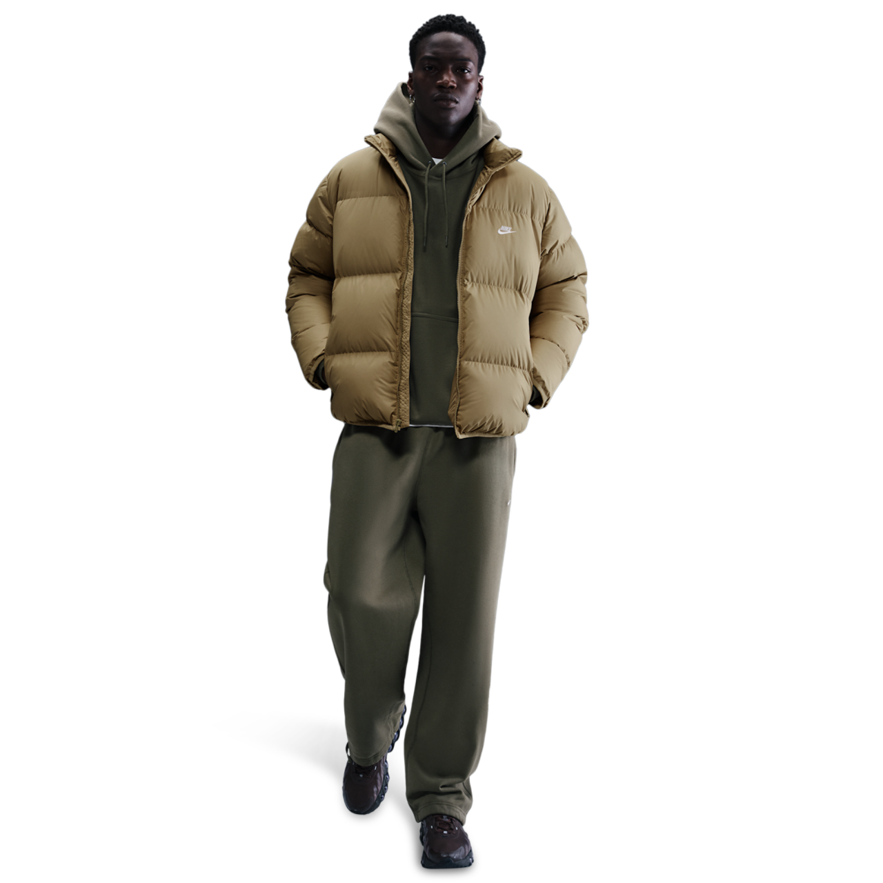 Nike SF Club 550 Puffer Jacket Image 3 of 4. Tap to open photo gallery.