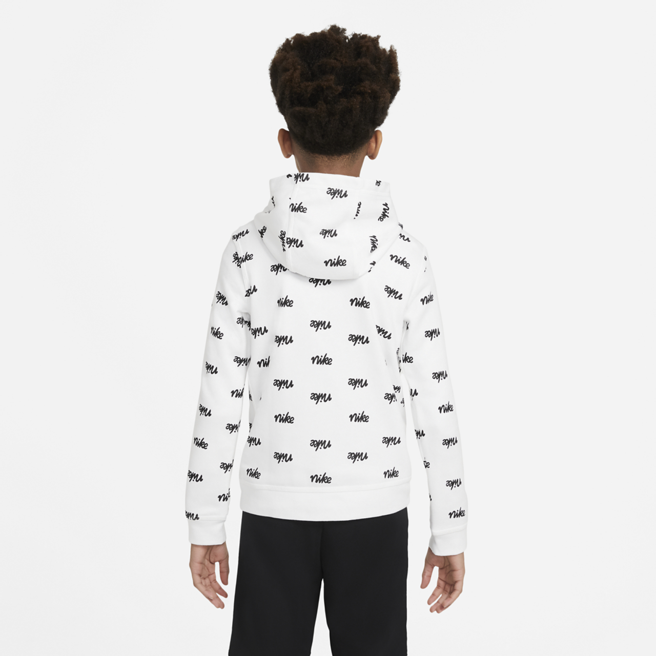 Nike Script Pullover Hoodie Image 2 of 2. Tap to open photo gallery.