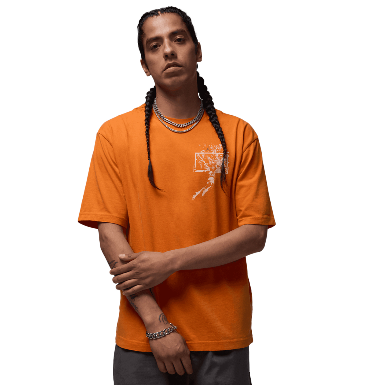 Jordan Brooklyn SBB Oversize GFX Short Sleeve Crew - Men's | Foot