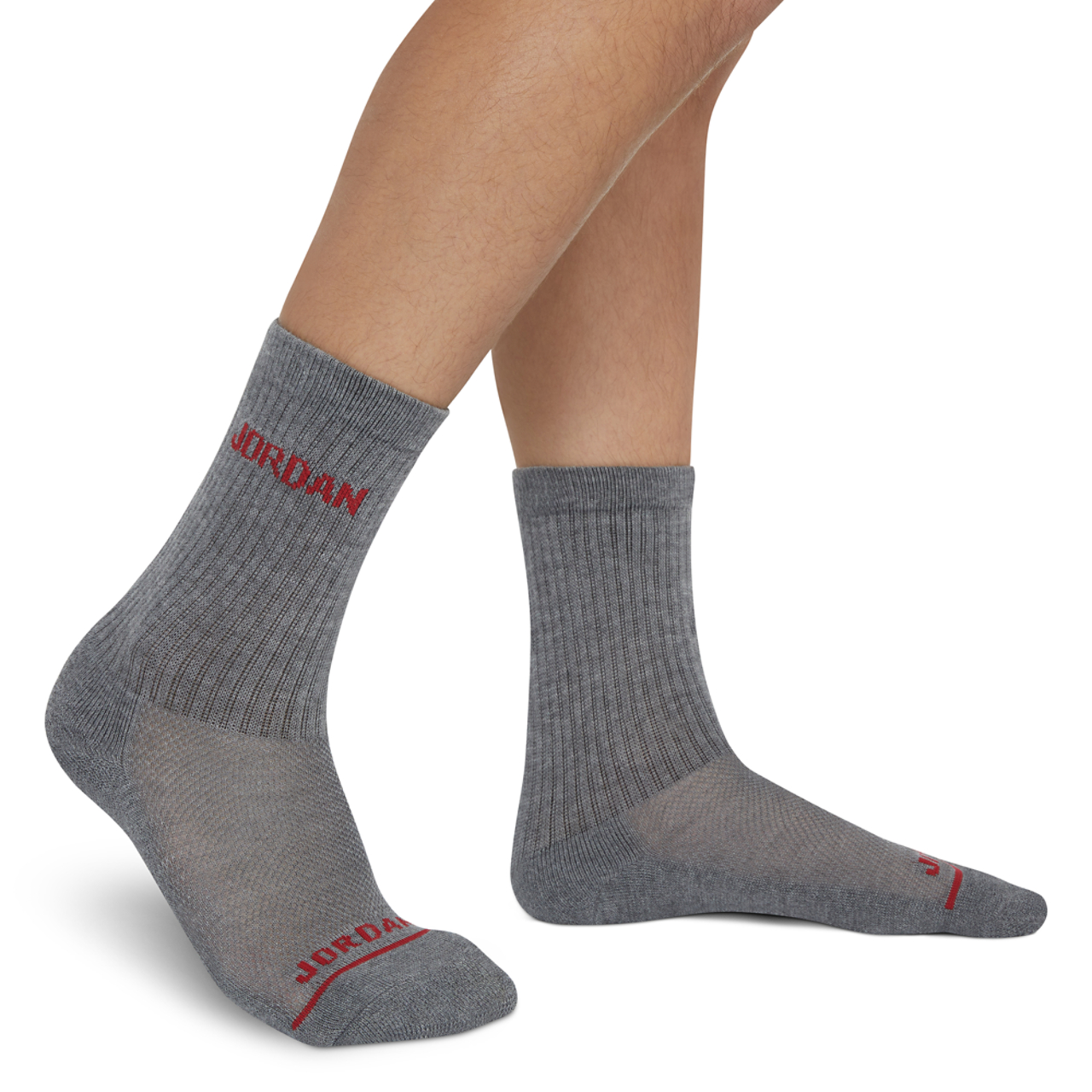 Jordan Legend Crew Socks 6-Pack Image 4 of 6. Tap to open photo gallery.