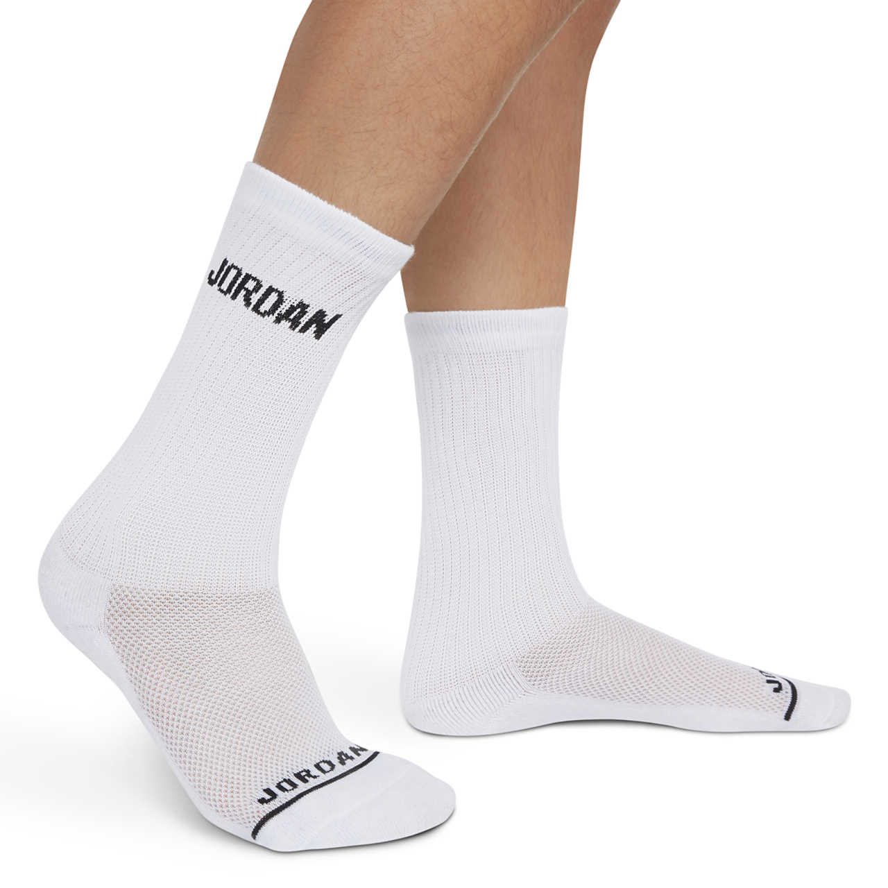 Jordan Legend Crew Socks 6-Pack Image 6 of 6. Tap to open photo gallery.