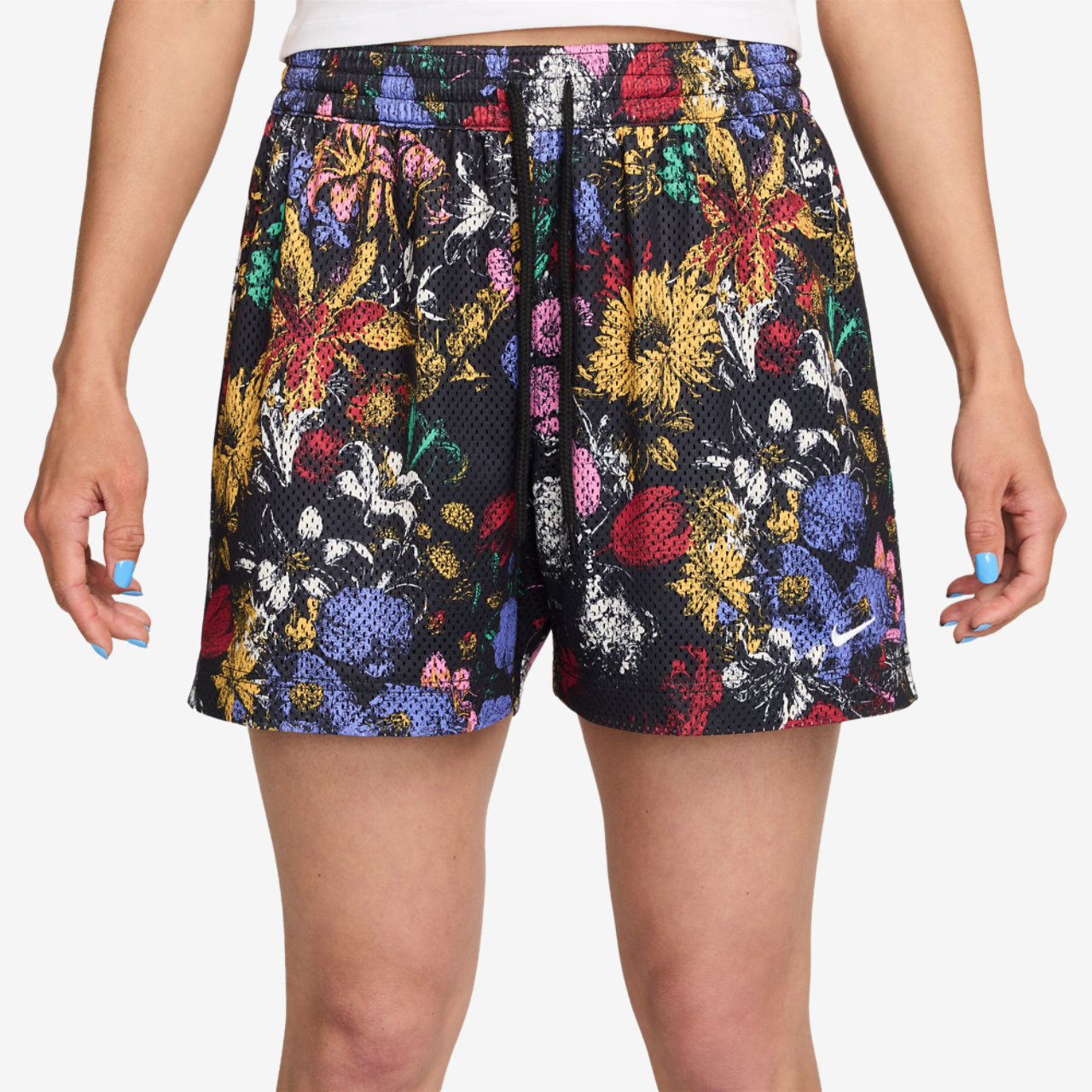 Nike Dri-FIT Essential Seasonal 4" AOP Shorts Image 1 of 4. Tap to open photo gallery.