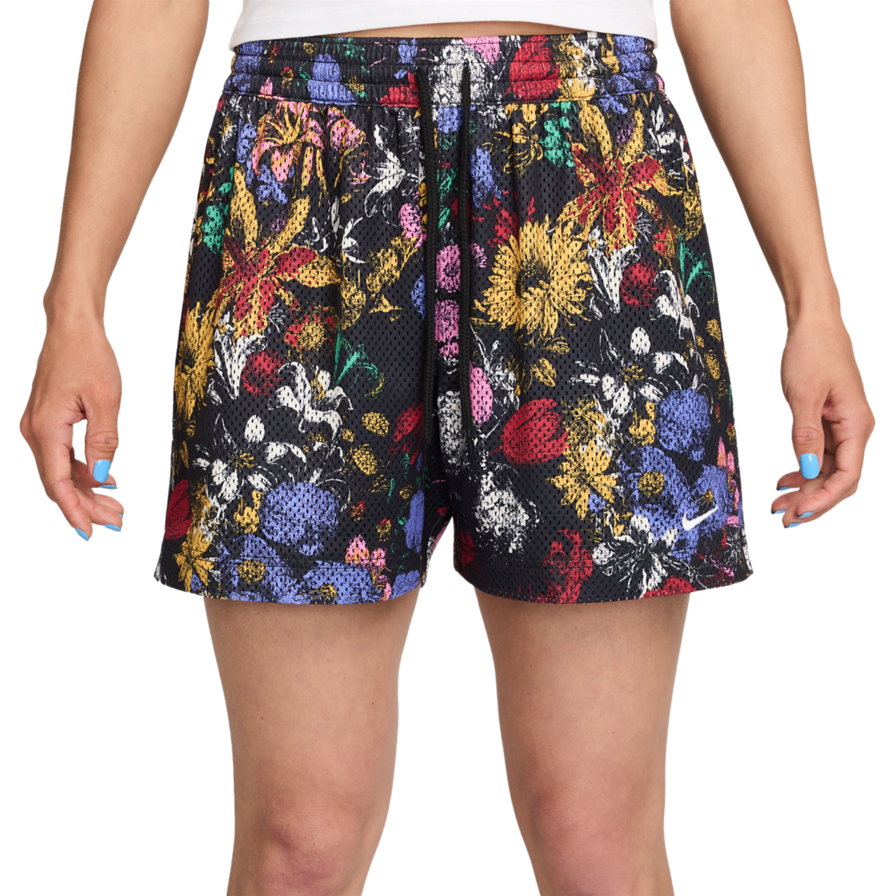 Nike Dri-FIT Essential Seasonal 4" AOP Shorts Image 1 of 4. Tap to open photo gallery.