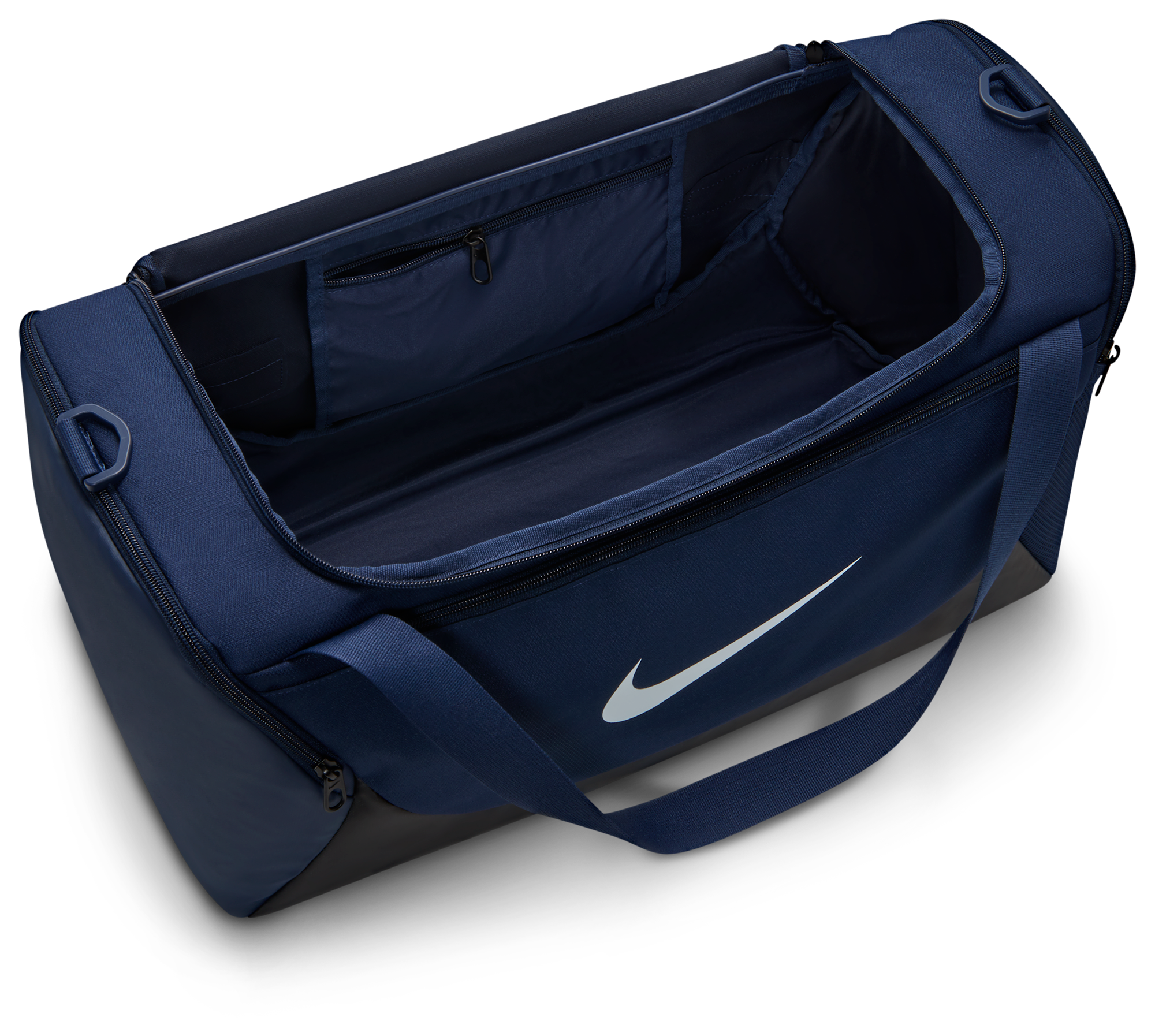 Nike Brasilia Small Duffel - Midnight Navy/White/Black - Image 3