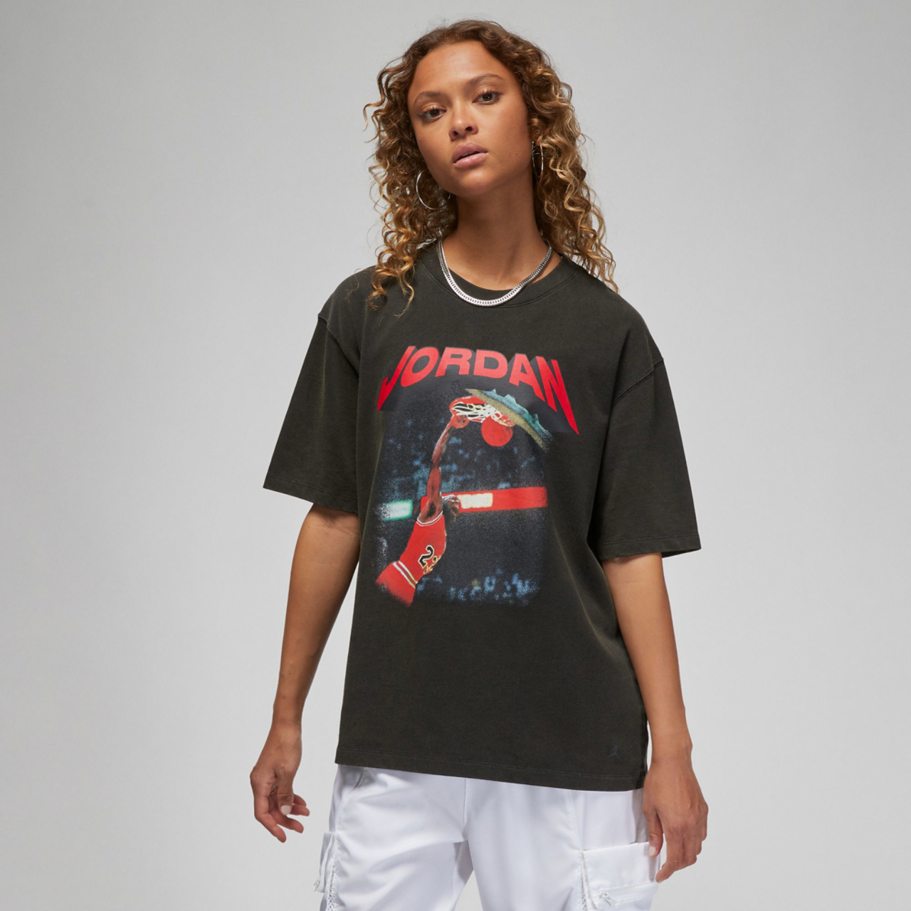 Jordan Short Sleeve GF Heritage T-Shirt Image 1 of 2. Tap to open photo gallery.