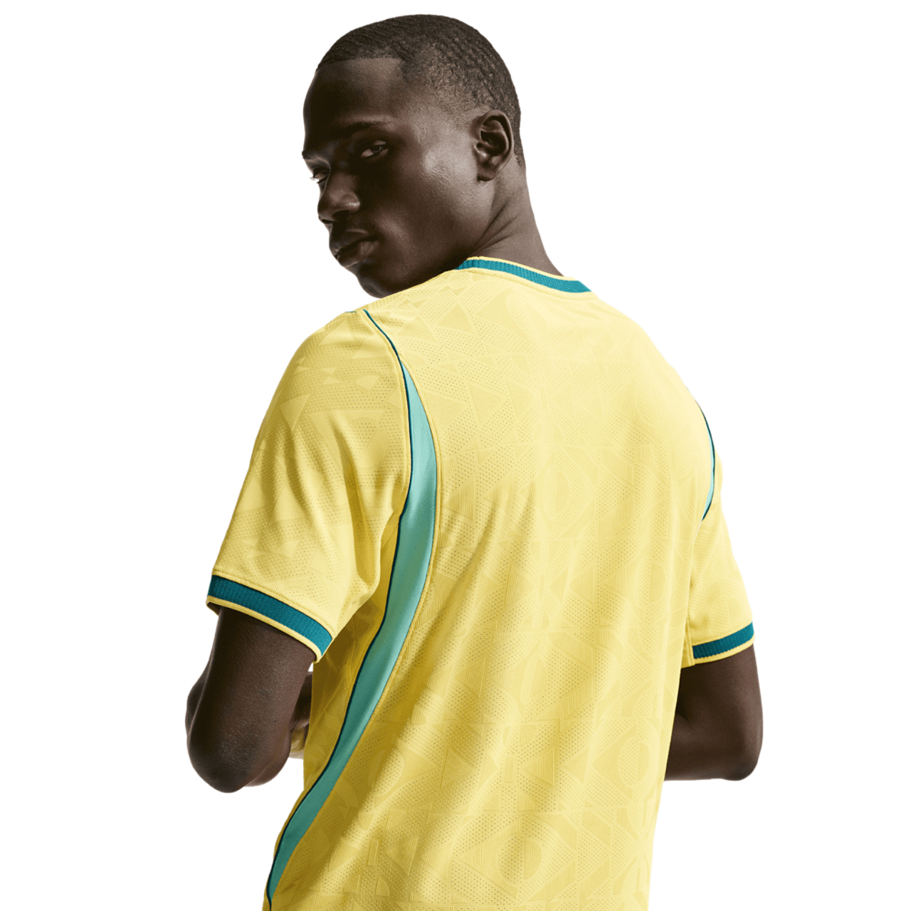Nike Brasil Home Authentic Match Jersey Image 6 of 10. Tap to open photo gallery.