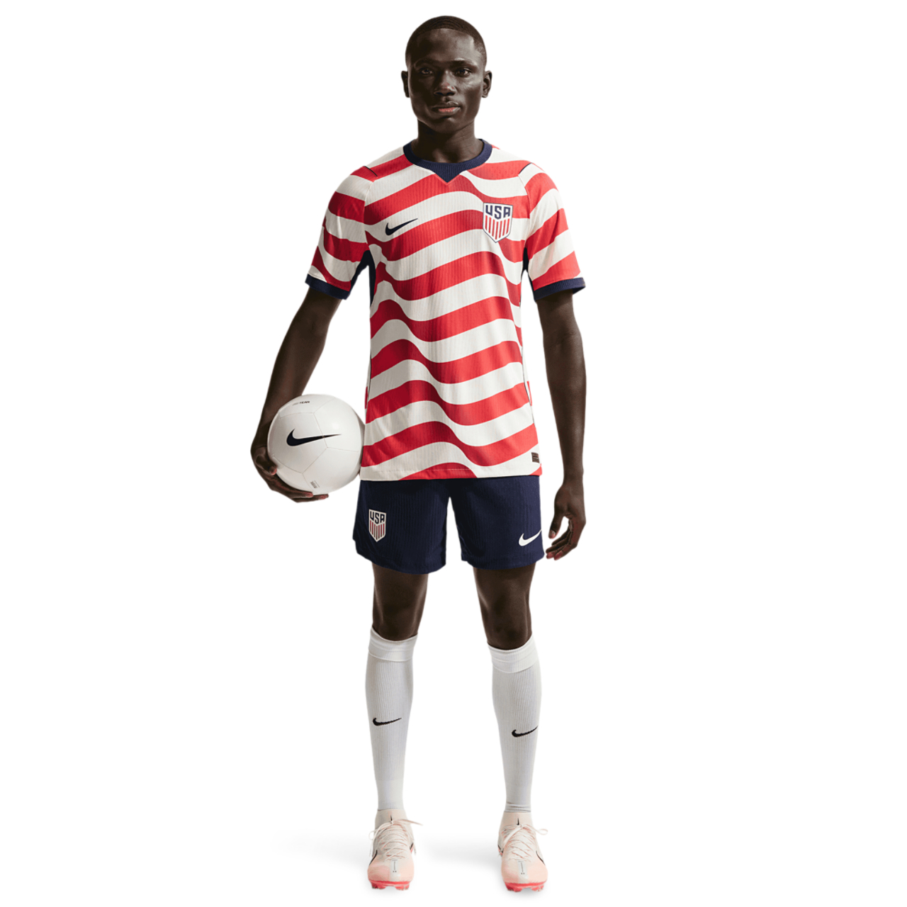 Nike US Home Authentic Match Jersey Image 6 of 10. Tap to open photo gallery.