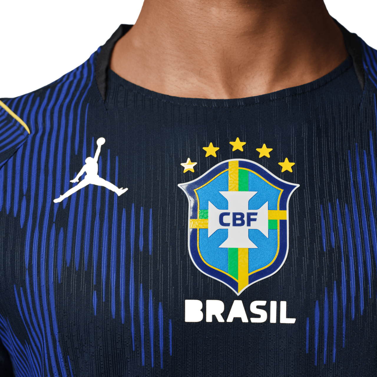 Jordan Brasil Away Jersey Image 4 of 10. Tap to open photo gallery.