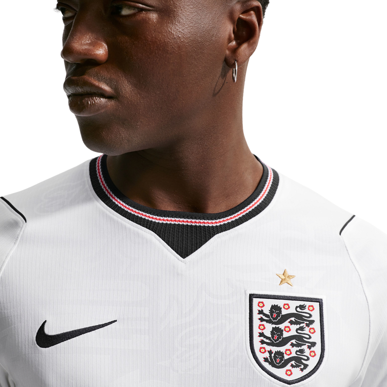 Nike England Home Replica Stadium Jersey Image 3 of 4. Tap to open photo gallery.