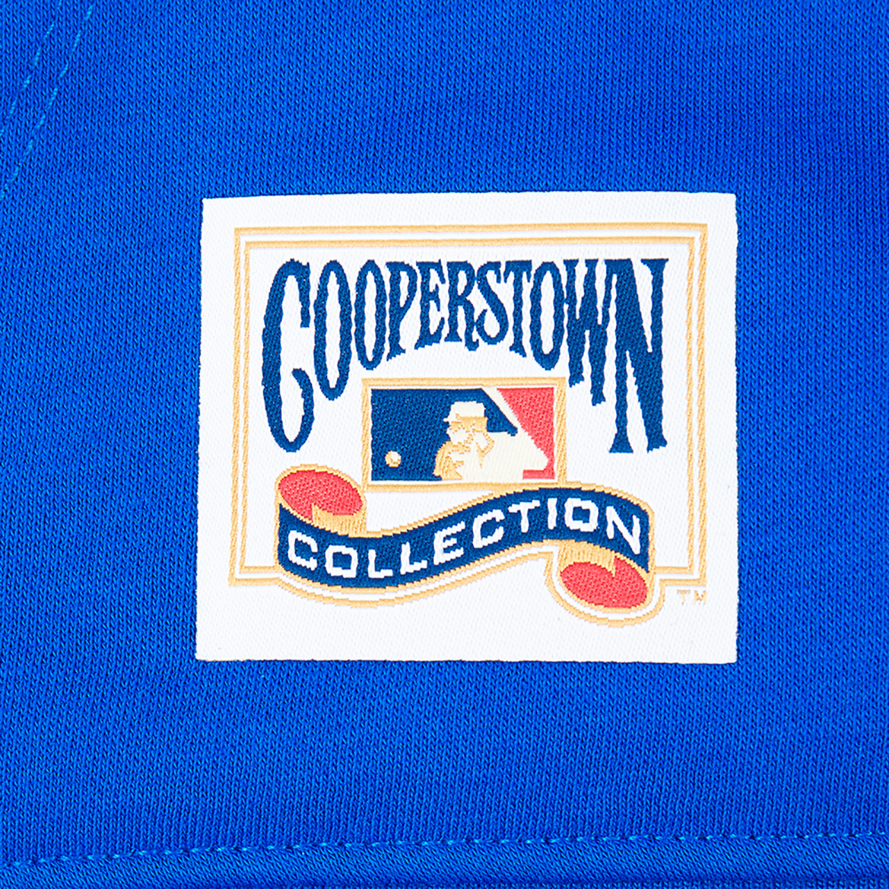 Pro Standard Mets Retro Classic BB Ribbed Fleece PO Hoodie Image 6 of 9. Tap to open photo gallery.