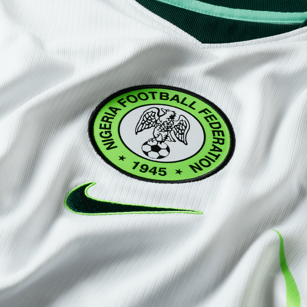 Nike Nigeria Away Replica Stadium Jersey Image 3 of 10. Tap to open photo gallery.