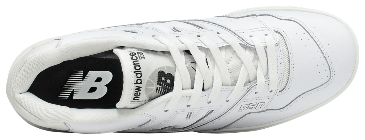 New Balance 550 Shoes Mens Size 8.5 White Suede Low Top Sneakers BB550FF1 BB550 - New Balance main image 3