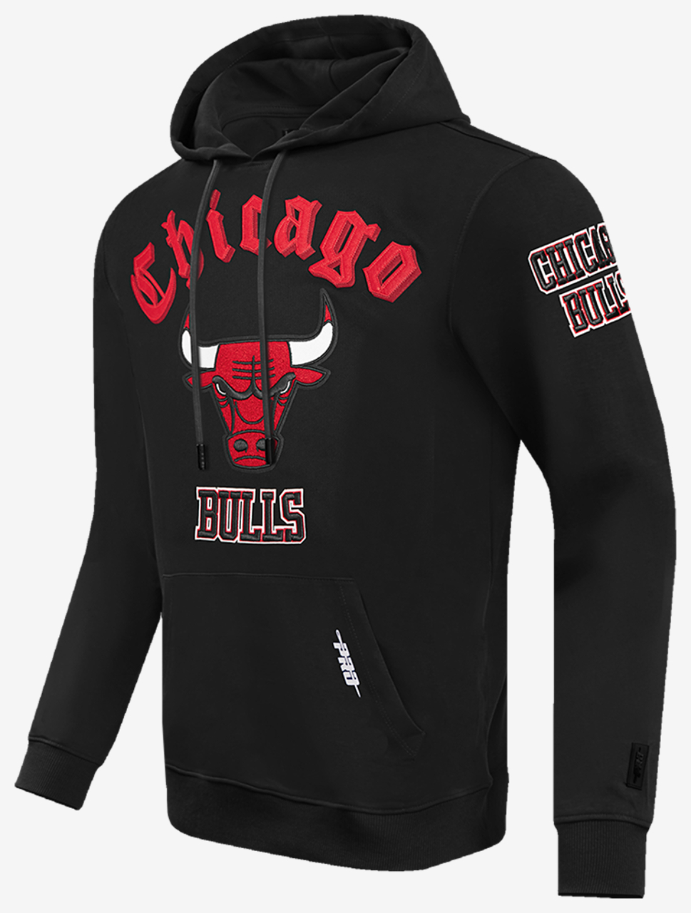 Pro Standard BULLS OLD ENGLISH FLC PO HOODIE Image 3 of 8. Tap to open photo gallery.