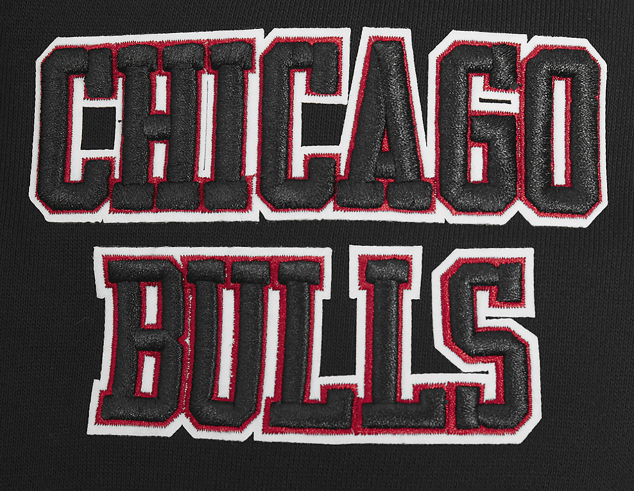 Pro Standard BULLS OLD ENGLISH FLC PO HOODIE Image 6 of 8. Tap to open photo gallery.
