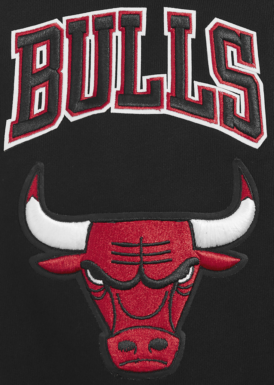 Pro Standard BULLS OLD ENGLISH FLC PO HOODIE Image 7 of 8. Tap to open photo gallery.