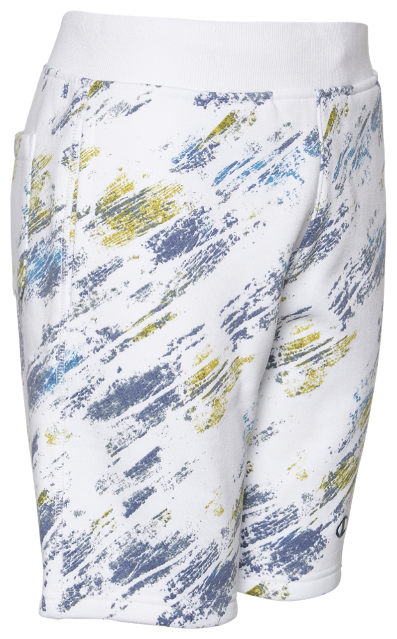 Champion Crayon Blur All Over Print Premium Fleece Short Image 3 of 4. Tap to open photo gallery.