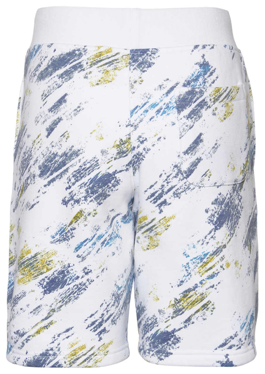 Champion Crayon Blur All Over Print Premium Fleece Short Image 4 of 4. Tap to open photo gallery.