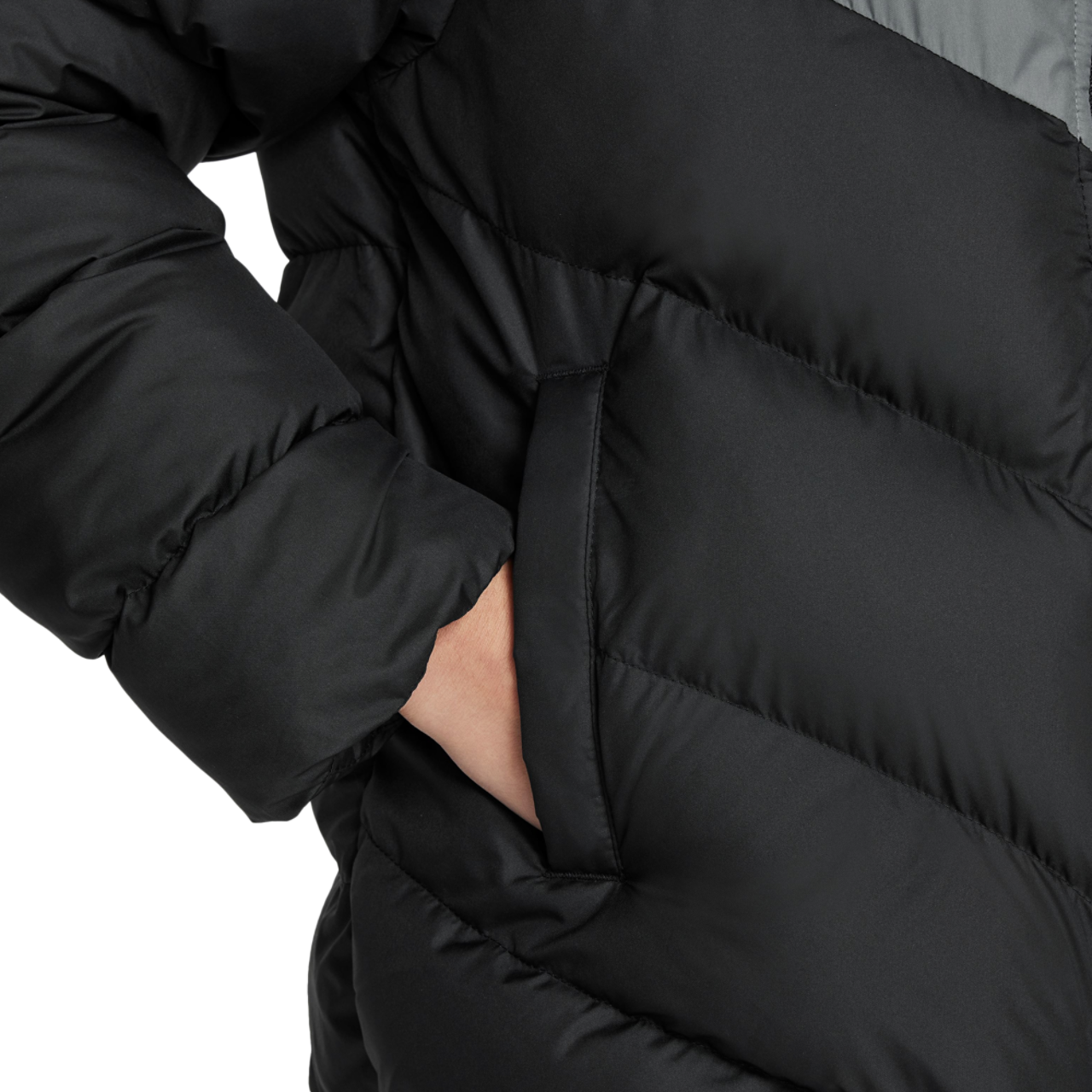 Nike ADP Colorblock Puffer Jacket Image 3 of 3. Tap to open photo gallery.