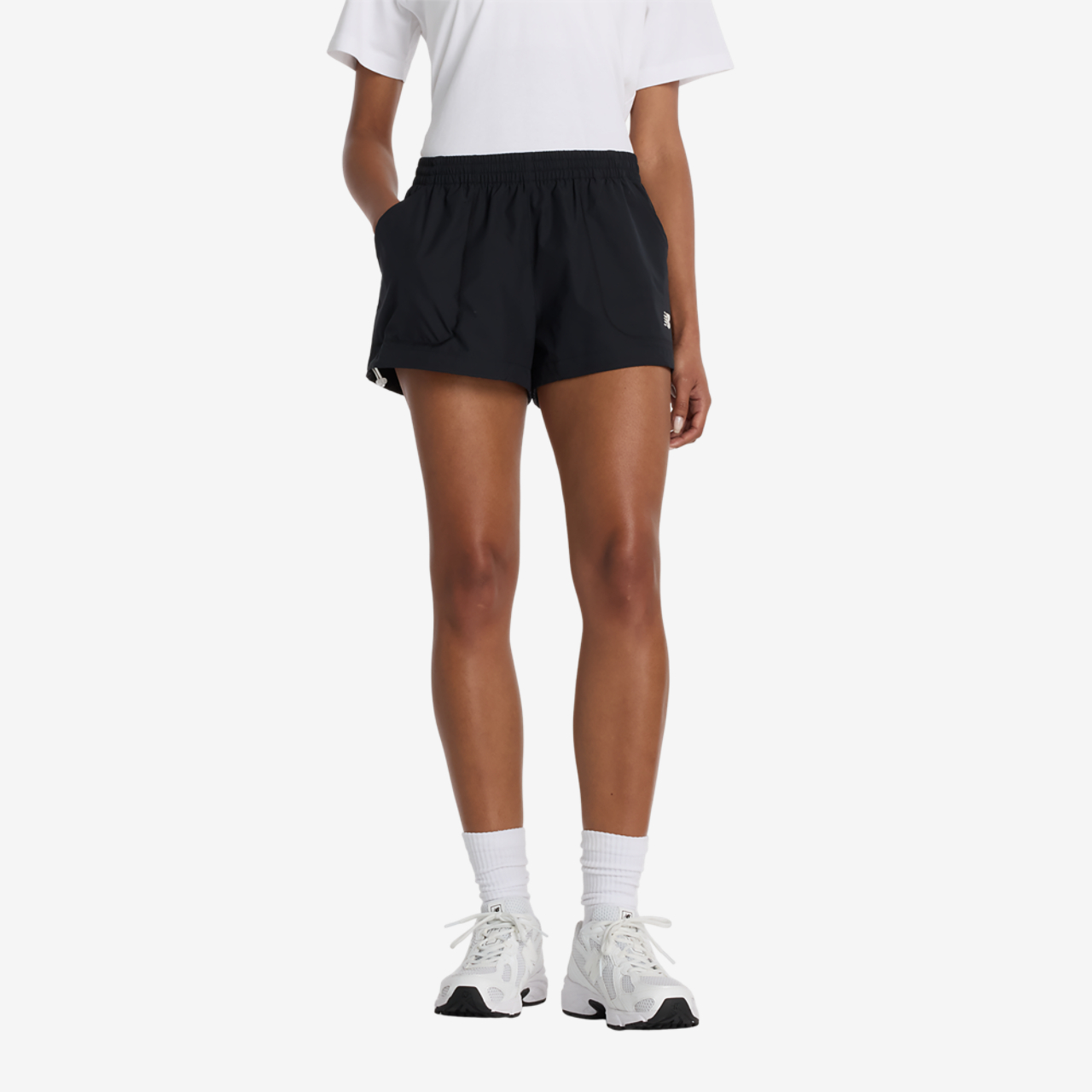 New Balance Trackside Woven Shorts Image 1 of 5. Tap to open photo gallery.