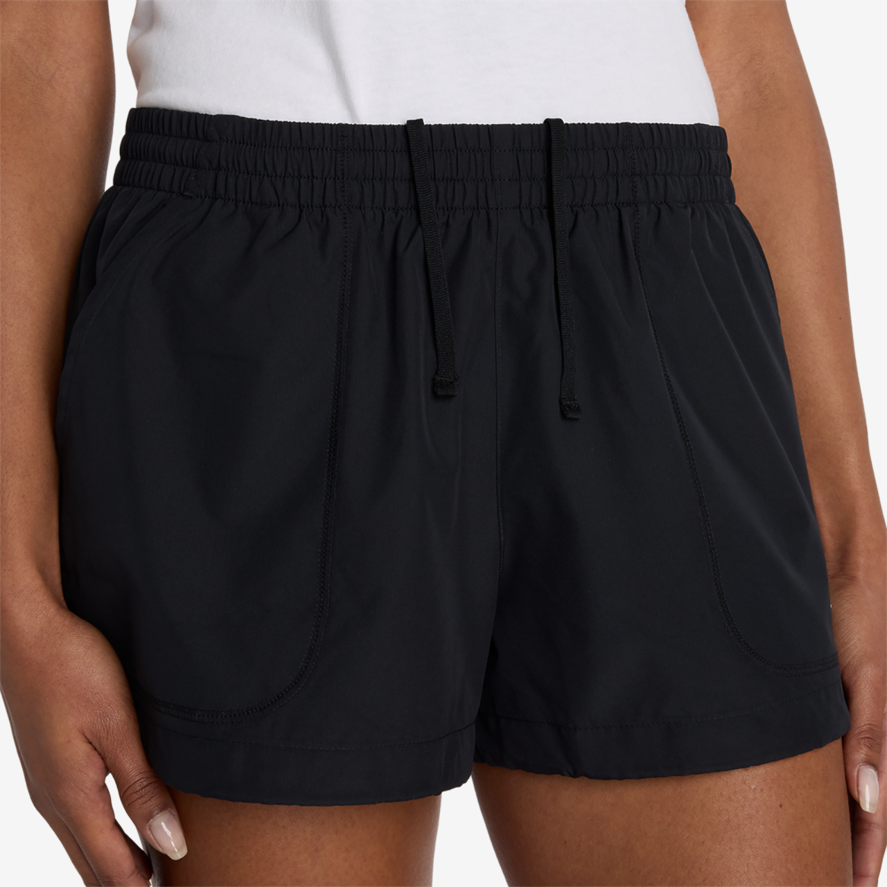 New Balance Trackside Woven Shorts Image 4 of 5. Tap to open photo gallery.