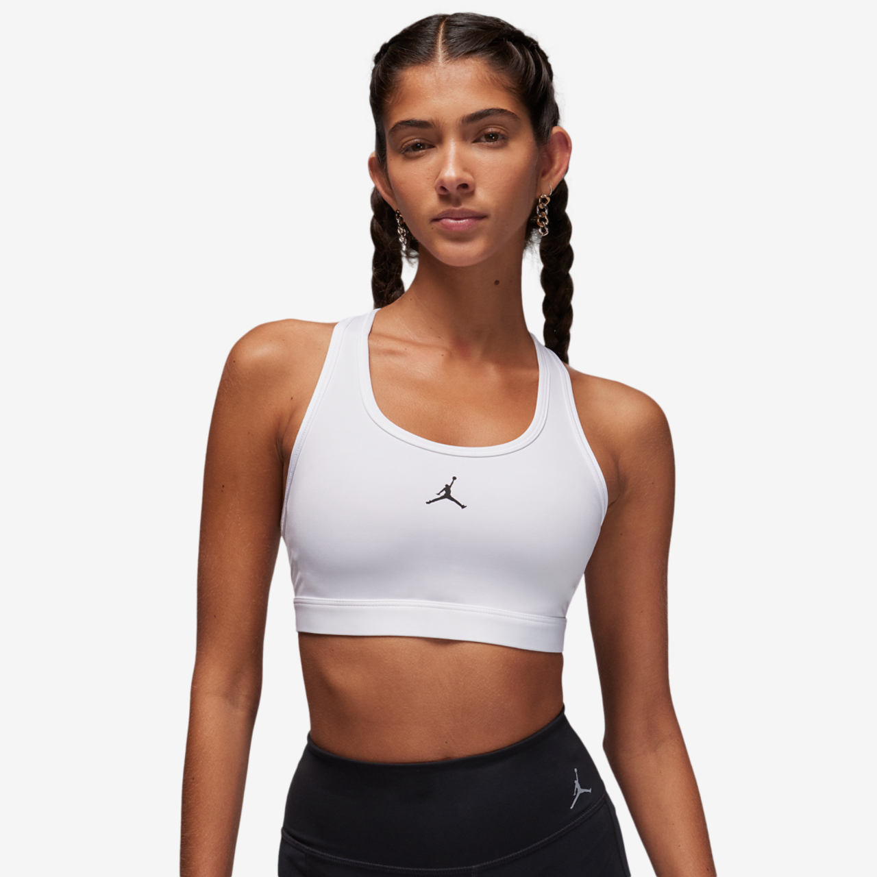 Jordan Sport Jumpman Bra Image 1 of 4. Tap to open photo gallery.
