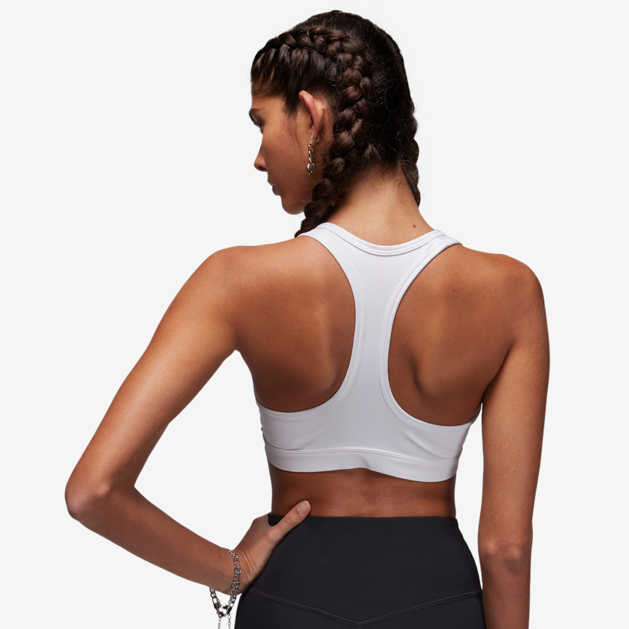 Jordan Sport Jumpman Bra Image 2 of 4. Tap to open photo gallery.