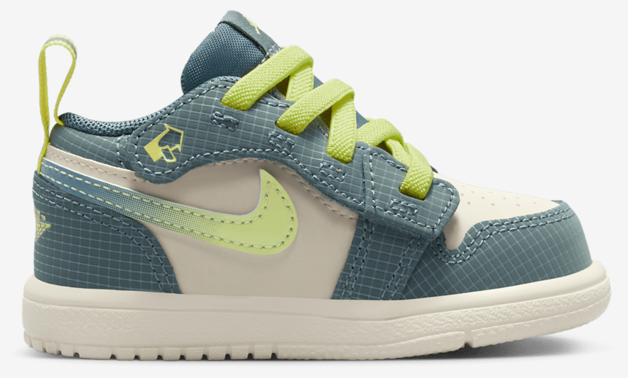 おもちゃ AJ1 Nike Air Jordan 1 AJ1 Mid Lucky Green White Black DQ8423-301