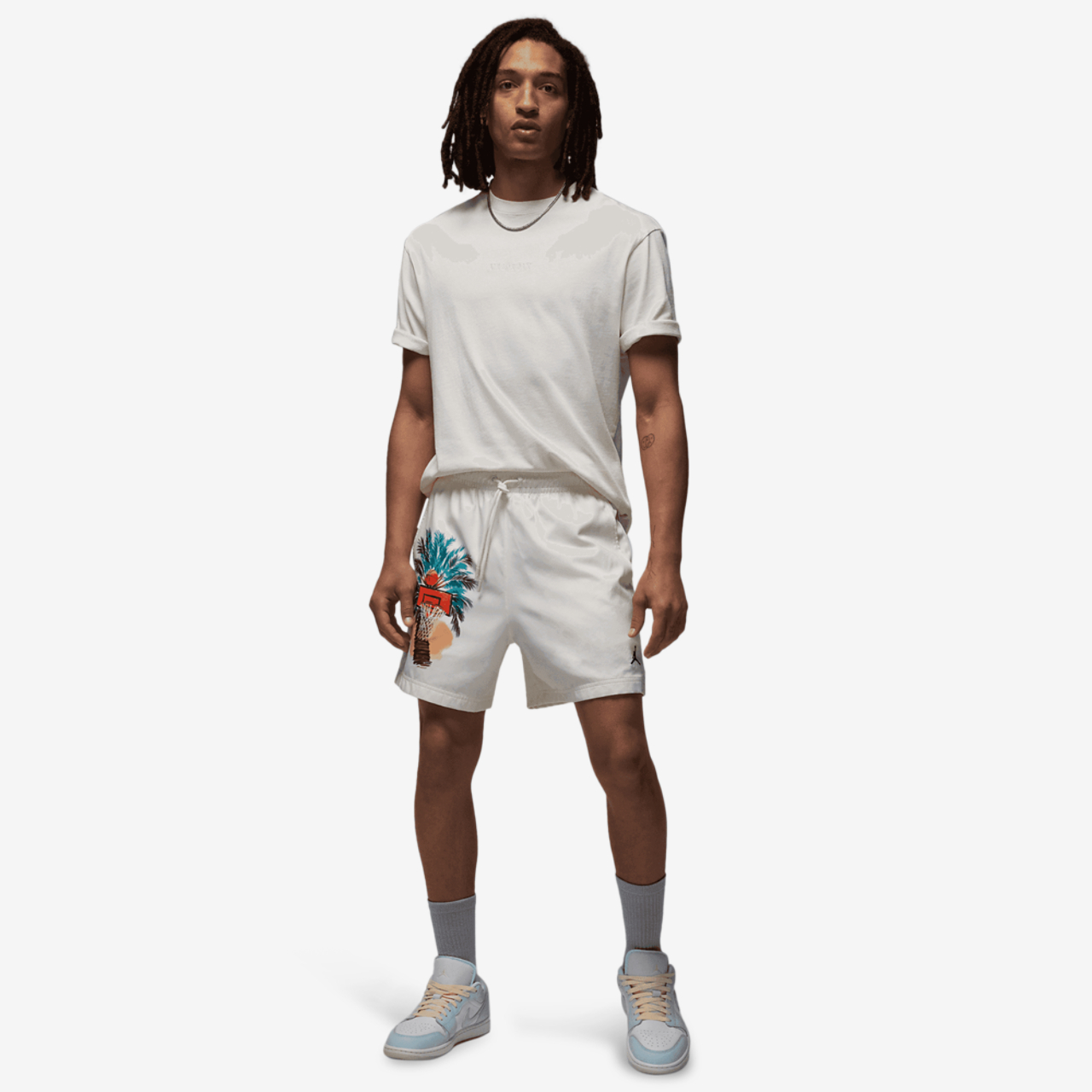 Jordan Essential SMR PK LBR NY Shorts Image 8 of 8. Tap to open photo gallery.
