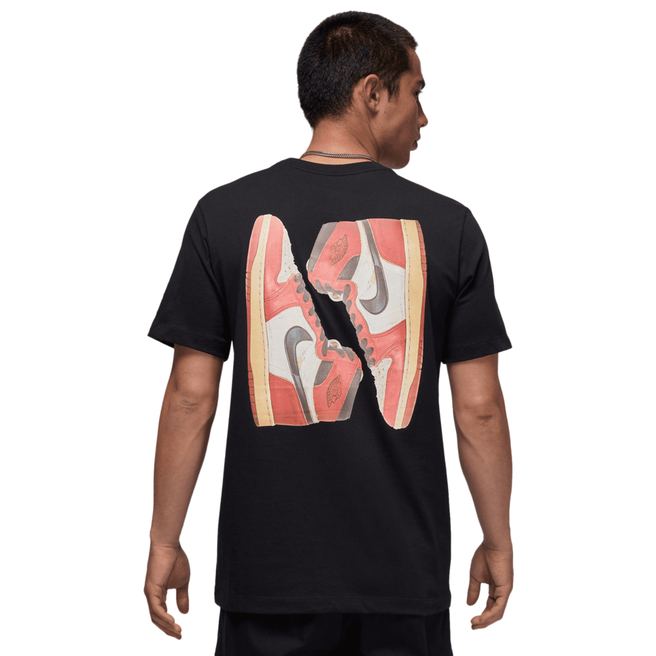 Jordan Flight Essential Vintage AJ 1 Short Sleeve Crew Image 2 of 7. Tap to open photo gallery.