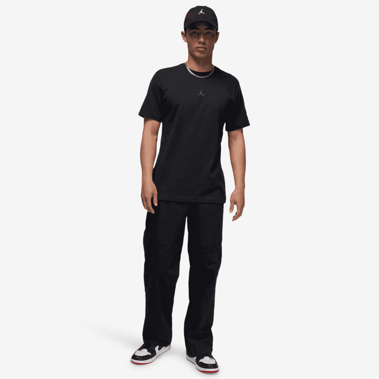 Jordan Flight Essential Vintage AJ 1 Short Sleeve Crew Image 7 of 7. Tap to open photo gallery.