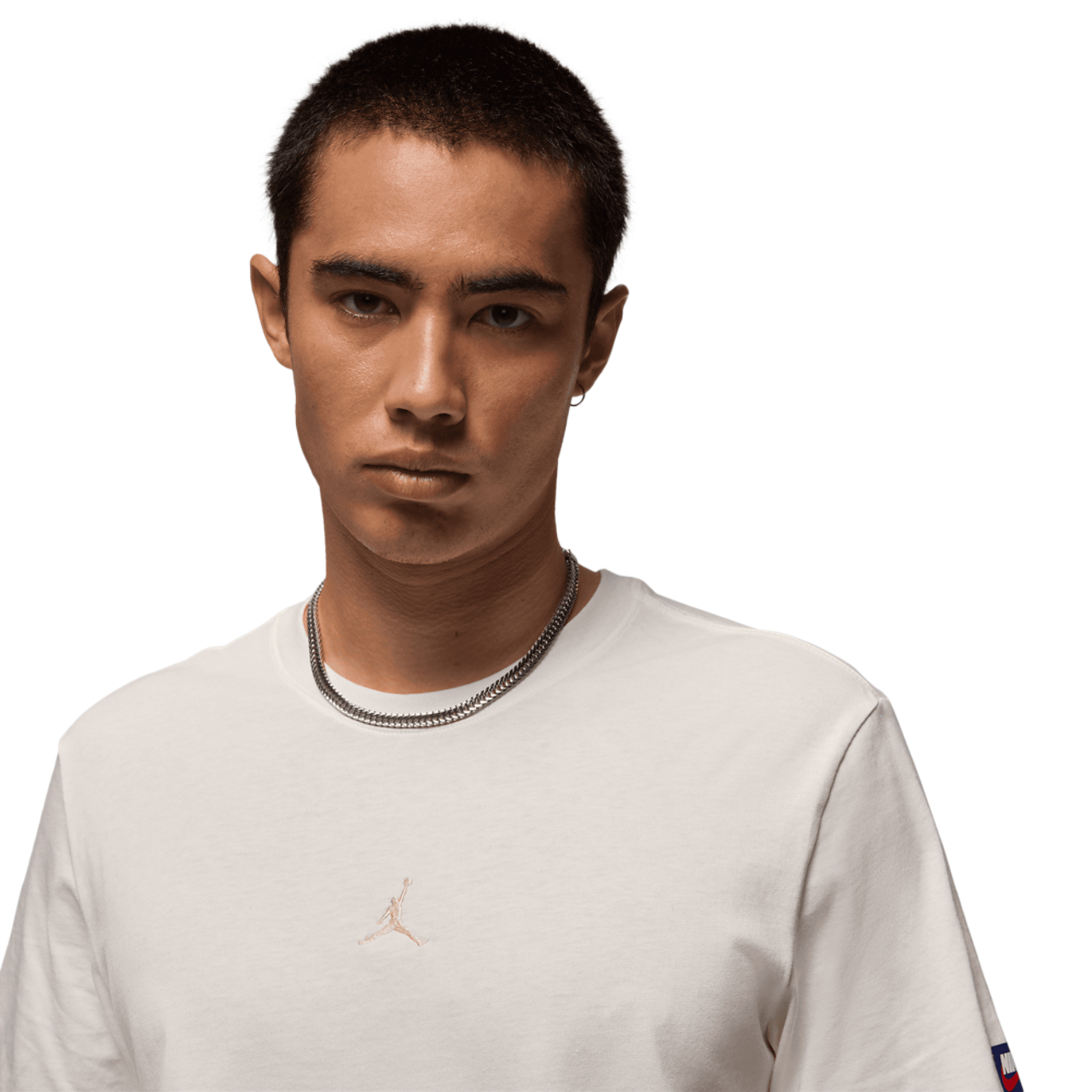 Jordan Flight Essential Vintage AJ 1 Short Sleeve Crew Image 3 of 6. Tap to open photo gallery.