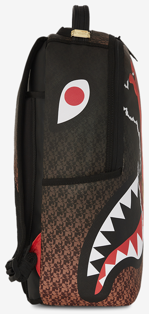 Sprayground Diablo Fire Tear Backpack Image 5 of 9. Tap to open photo gallery.