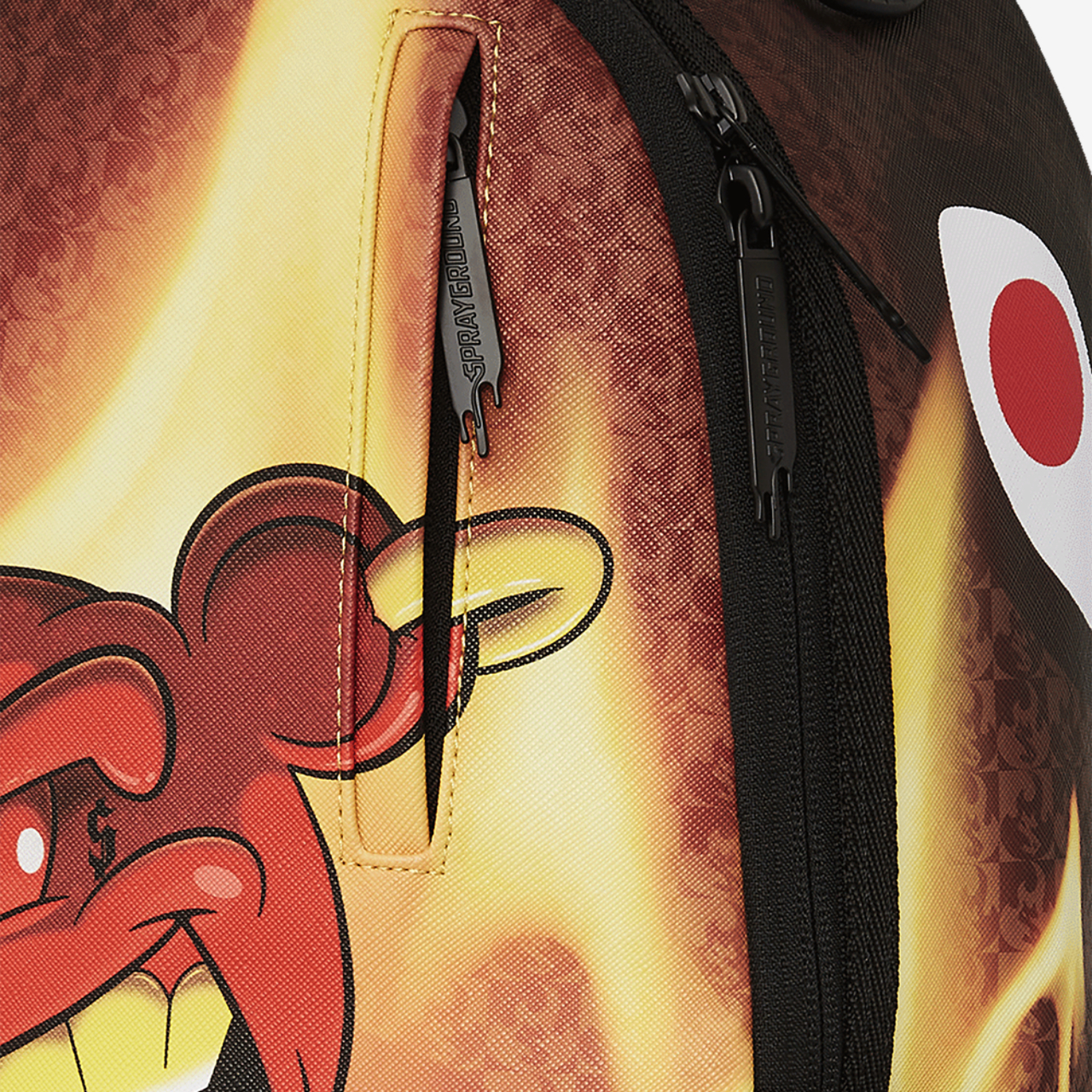 Sprayground Diablo Fire Tear Backpack Image 6 of 9. Tap to open photo gallery.