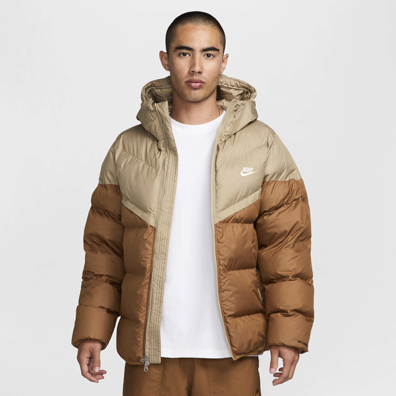 Nike SF Water Resistant PL Filled Hooded Jacket Image 1 of 3. Tap to open photo gallery.