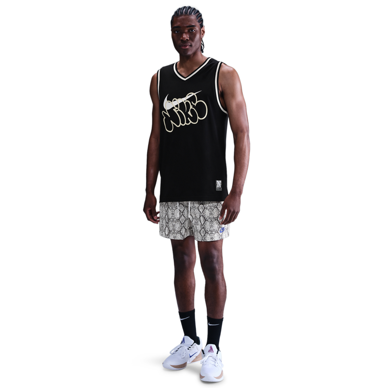 Nike Dri-FIT 5" Mesh Paint Shorts Image 1 of 6. Tap to open photo gallery.