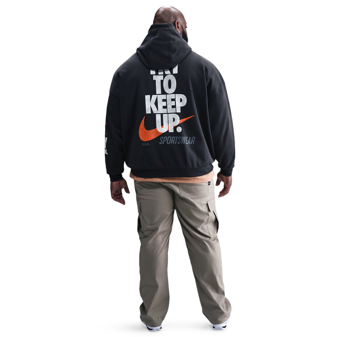 Nike Club Futura OS Pullover Hoodie Image 2 of 5. Tap to open photo gallery.