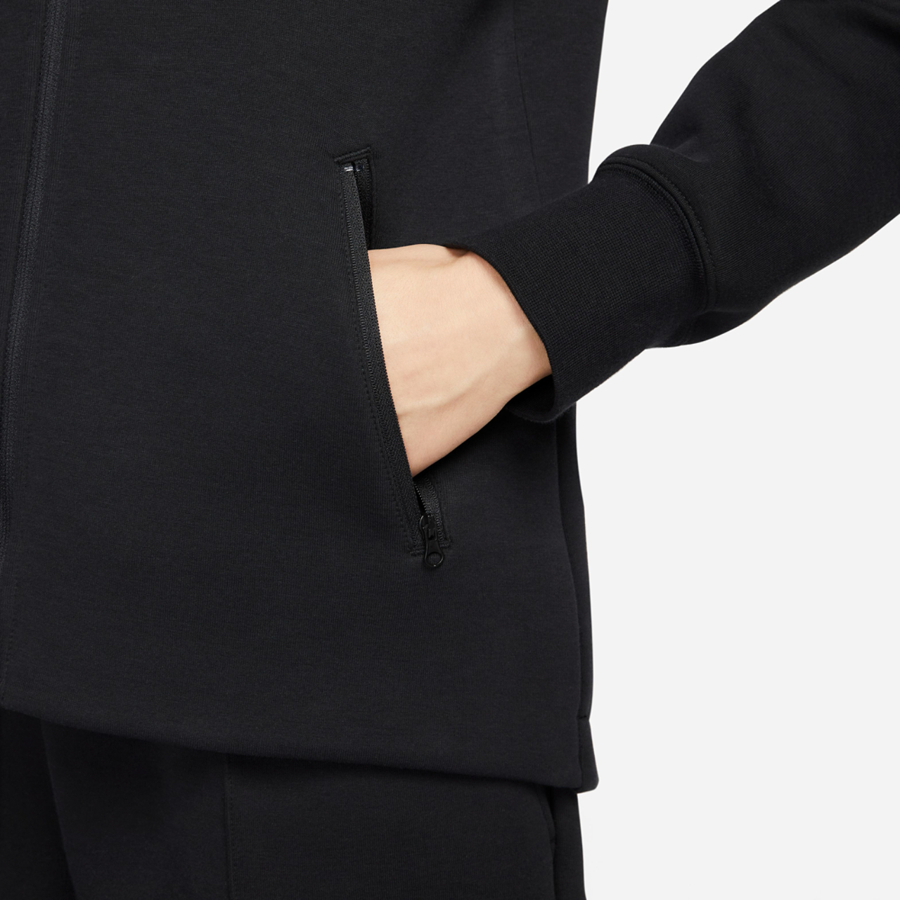 Nike NSW Tech Fleece WR Full-Zip Hoodie Image 4 of 6. Tap to open photo gallery.