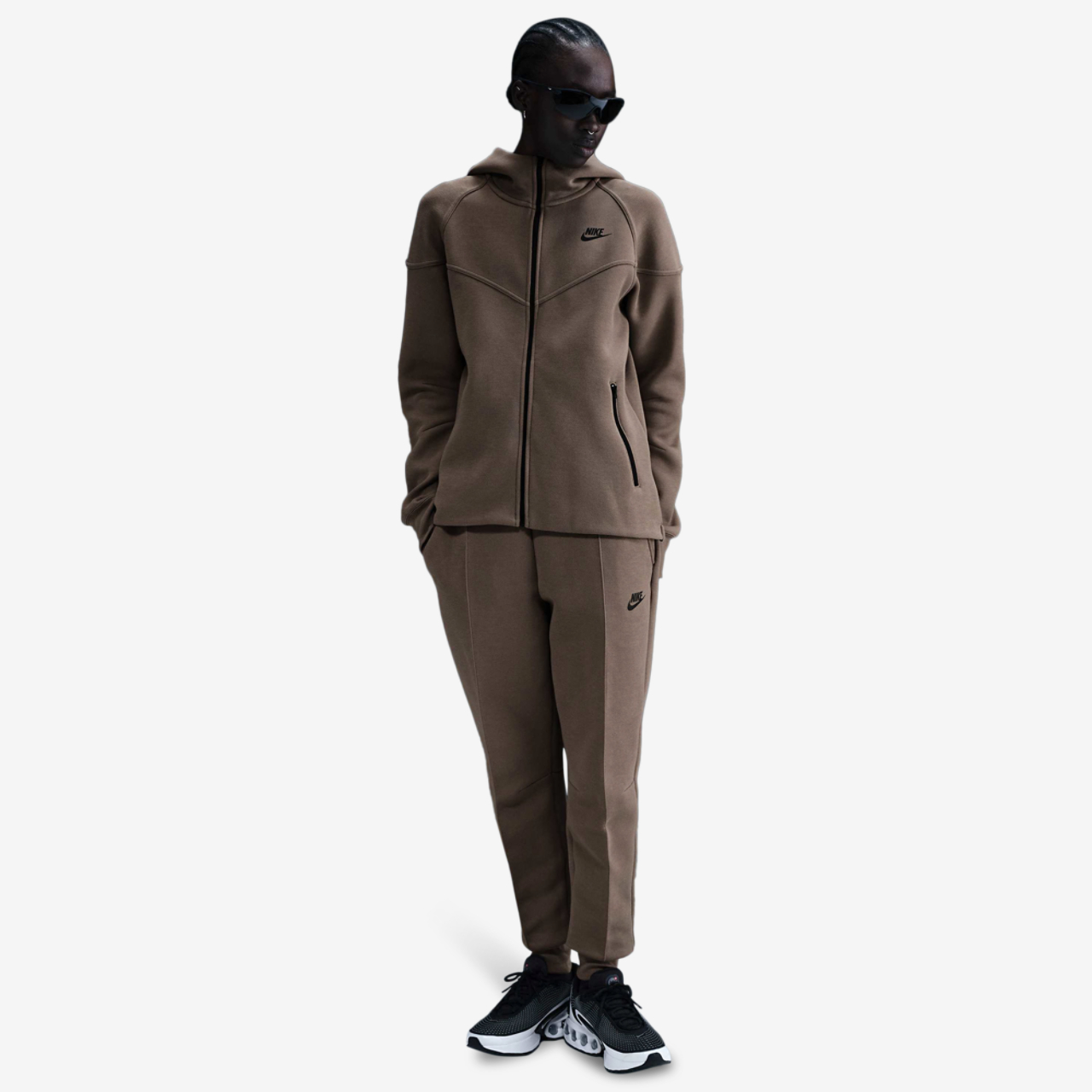 Nike NSW Tech Fleece WR Full-Zip Hoodie Image 4 of 5. Tap to open photo gallery.