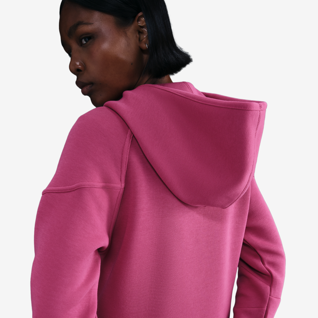 Nike NSW Tech Fleece WR Full-Zip Hoodie Image 2 of 4. Tap to open photo gallery.