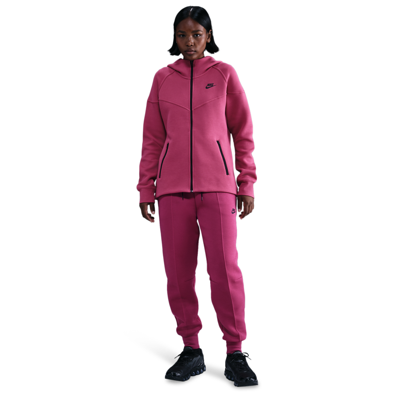 Nike NSW Tech Fleece WR Full-Zip Hoodie Image 3 of 4. Tap to open photo gallery.