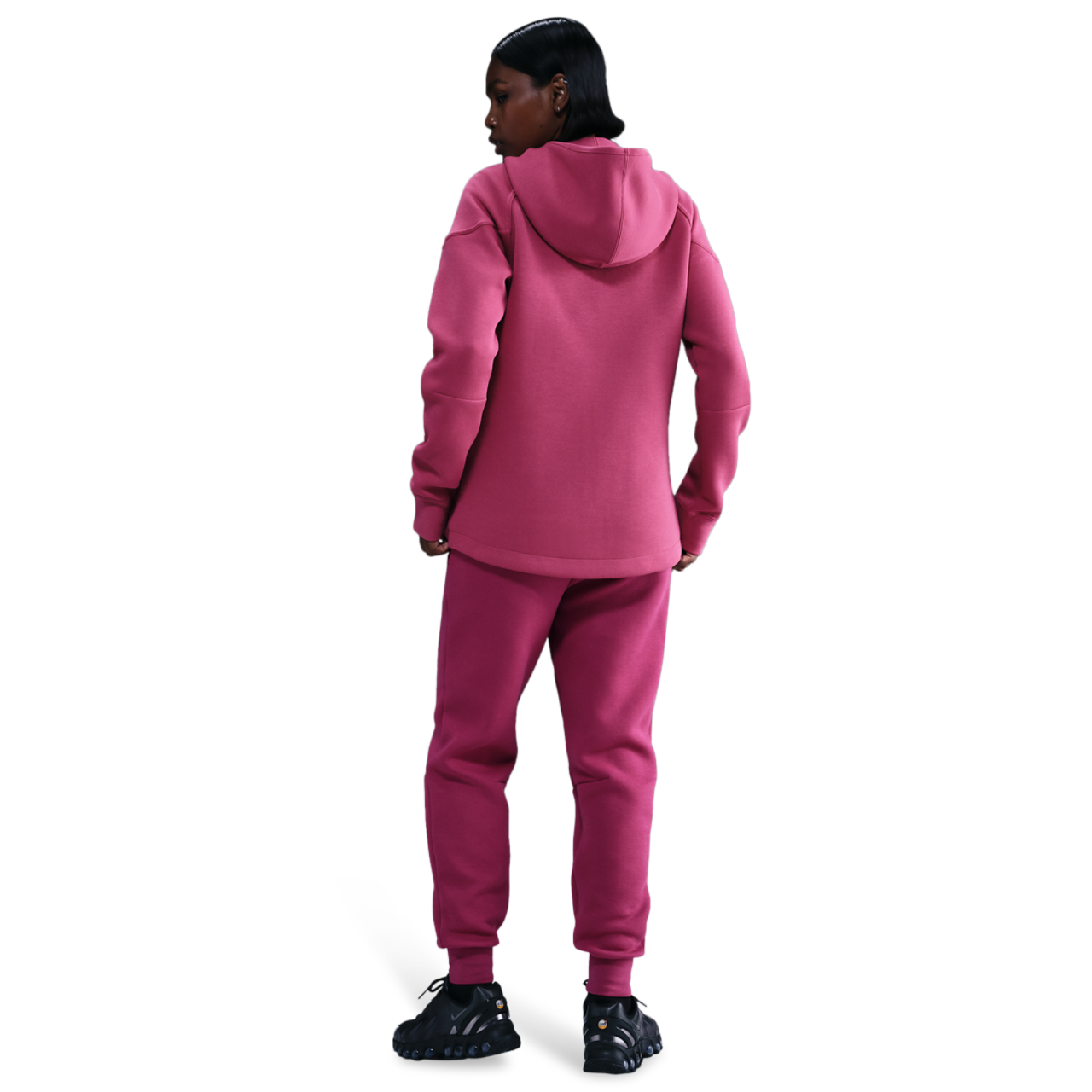 Nike NSW Tech Fleece WR Full-Zip Hoodie Image 4 of 4. Tap to open photo gallery.