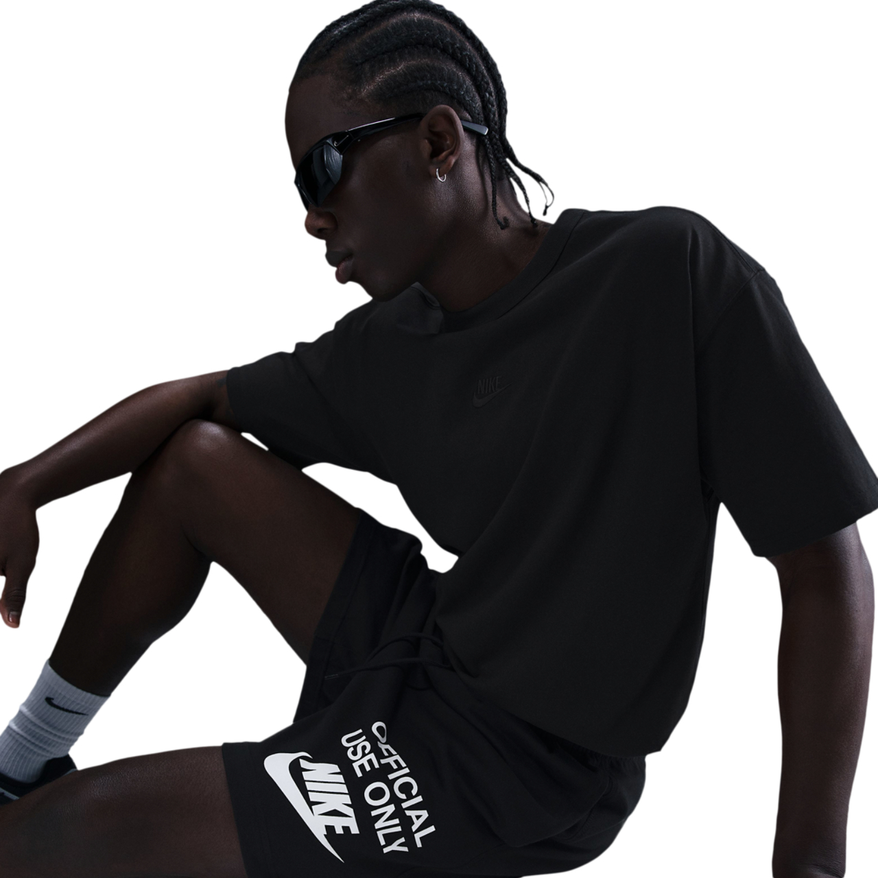 Nike Club Knit Shorts Official Image 5 of 5. Tap to open photo gallery.