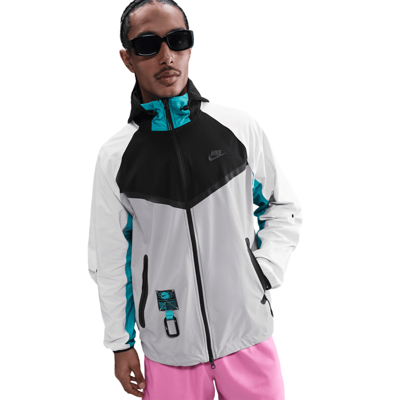 Nike Tech Woven Full-Zip Trek Jacket Image 3 of 6. Tap to open photo gallery.