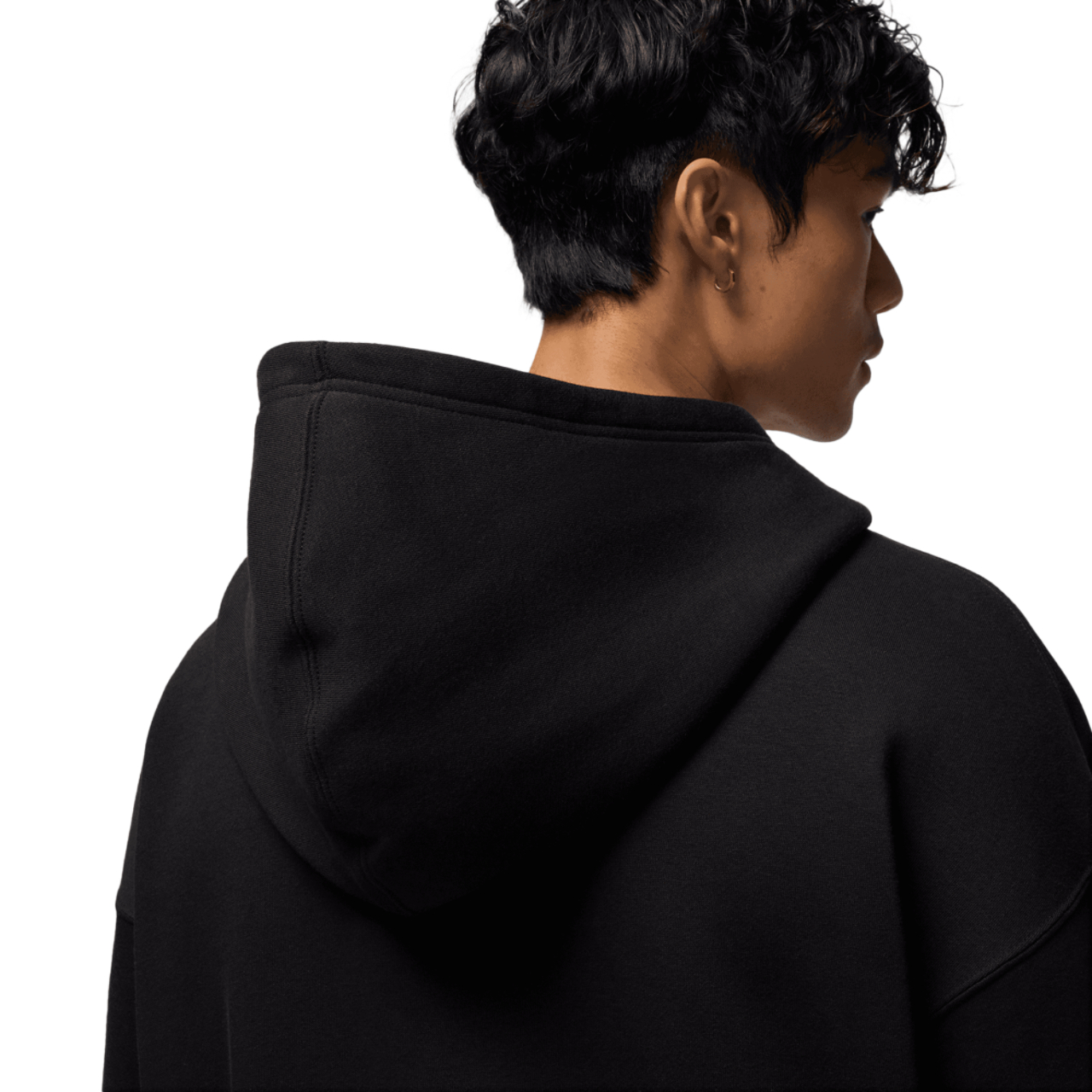 Jordan Brooklyn Oversize Stretch Pullover Hoodie Image 5 of 6. Tap to open photo gallery.