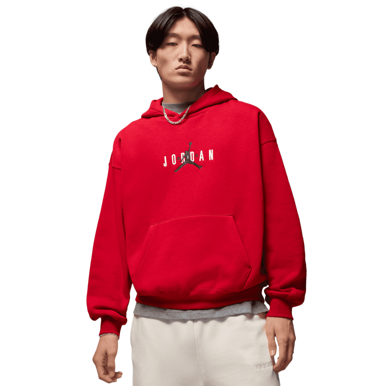Jordan Brooklyn Oversize Stretch Pullover Hoodie Image 1 of 7. Tap to open photo gallery.