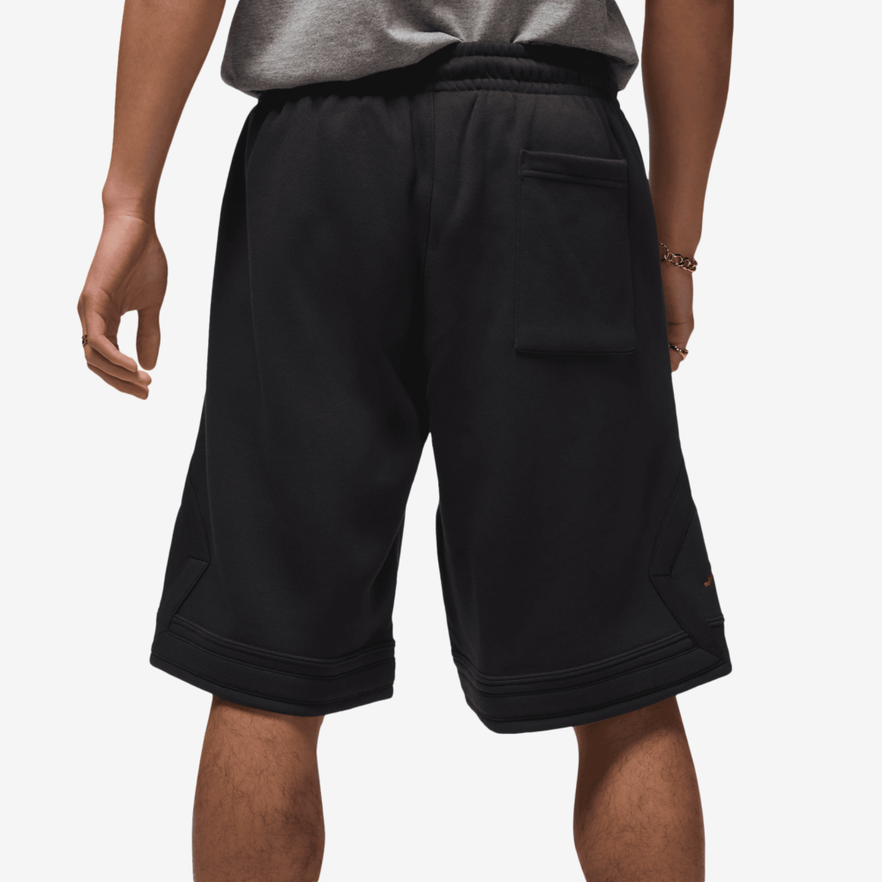 Jordan Brooklyn Oversize Stretch Shorts Image 2 of 7. Tap to open photo gallery.