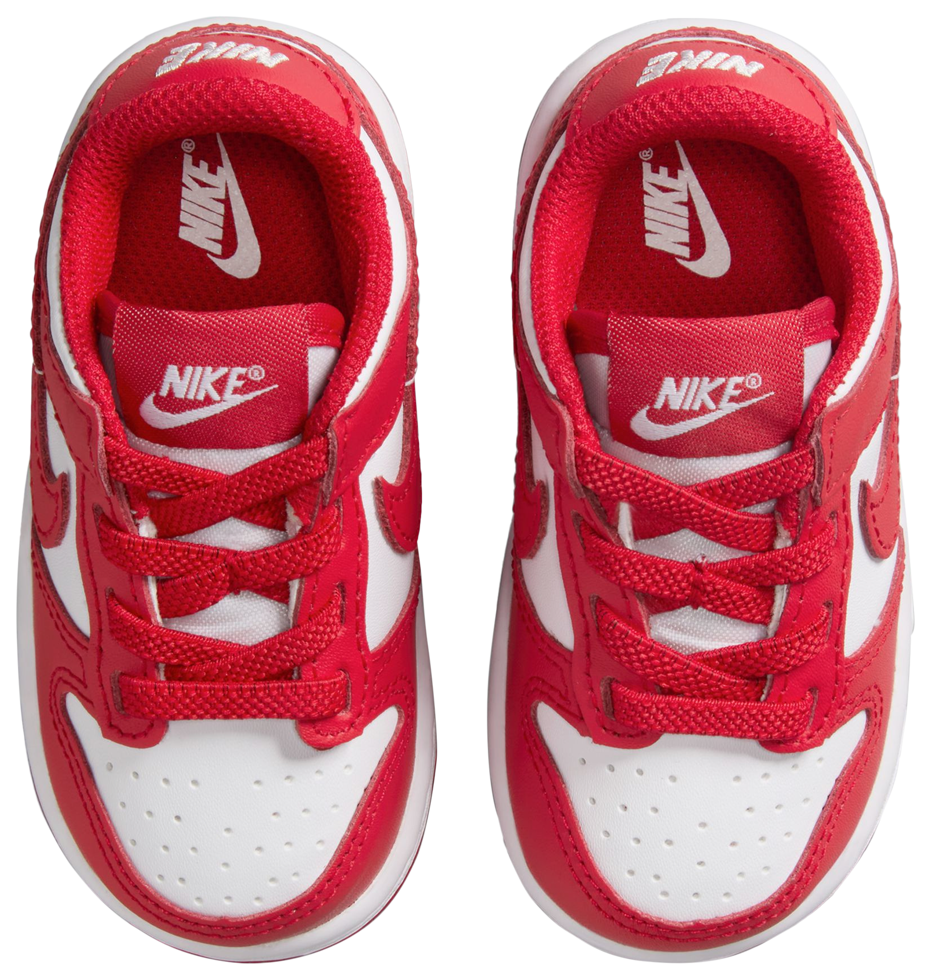Nike Dunk Low 童款 - University Red/White - Image 4