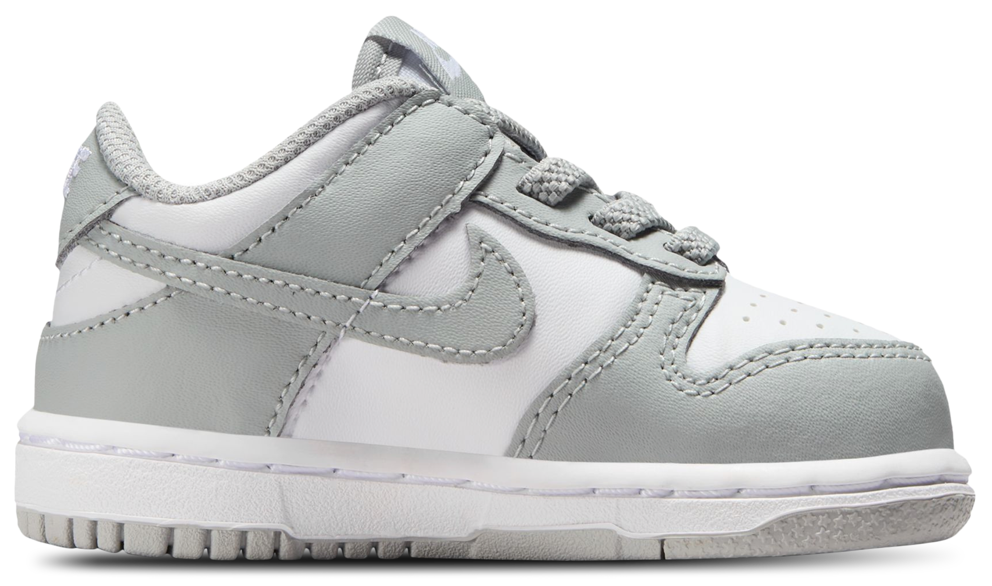 Nike Dunk Low 童款 - White/Light Smoke Grey/White - Image 1