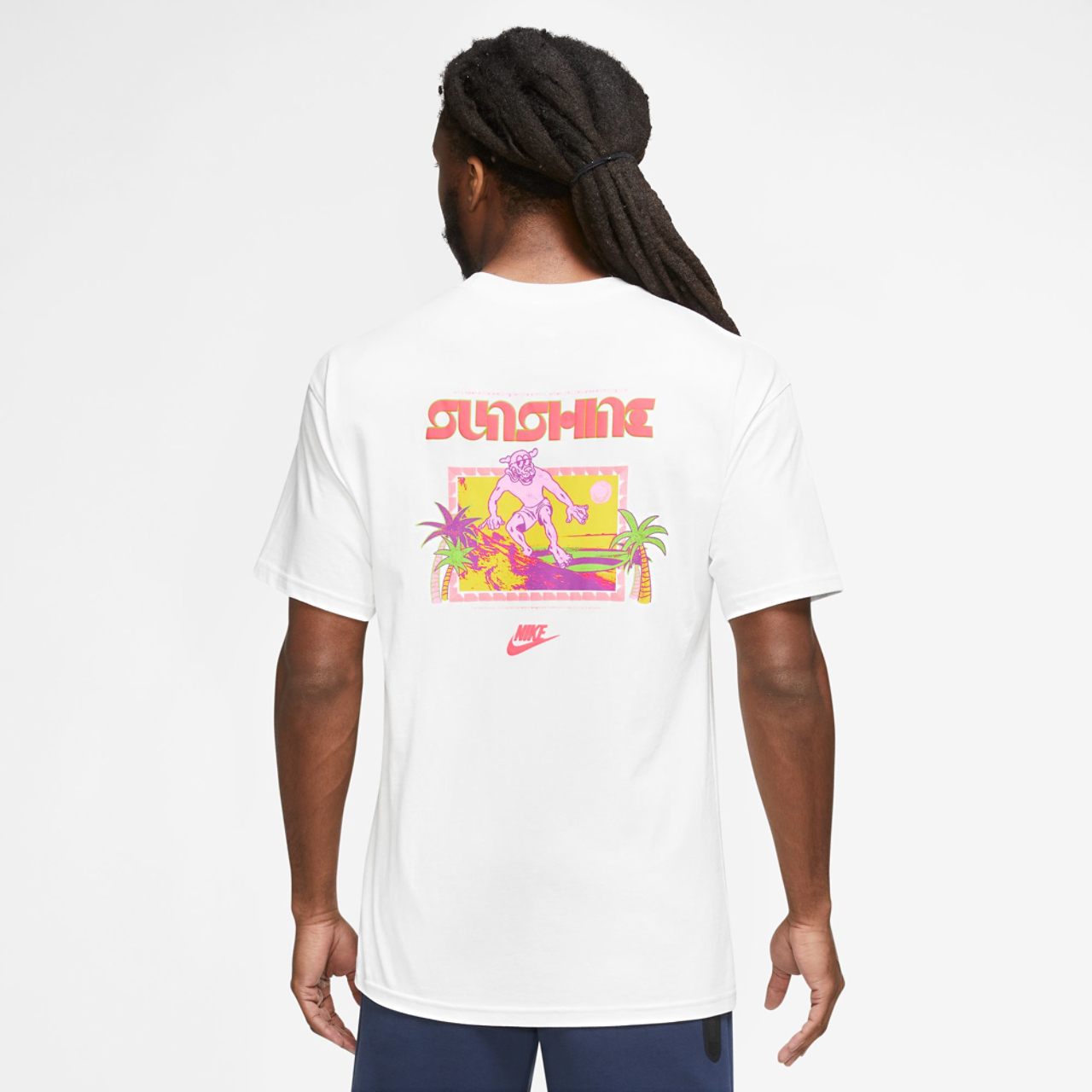 Nike NSW Beach Party LBR T-Shirt Image 2 of 2. Tap to open photo gallery.
